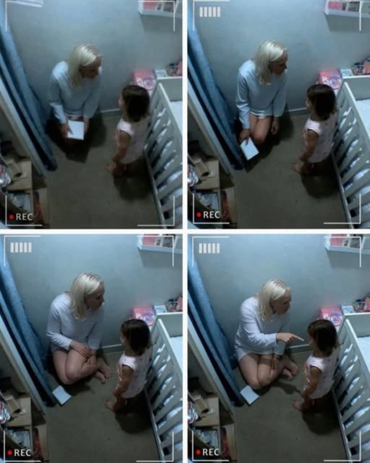 Mi suegra insistía en cuidar a mi hija todos los miércoles mientras yo trabajaba; instalé una cámara oculta después de que mi hija comenzó a comportarse de manera extraña.