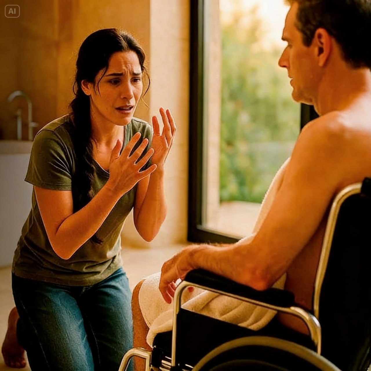 AL TENER QUE BAÑARLO, DESCUBRE ALGO QUE LA HACE CAER DE RODILLAS TEMBLANDO…