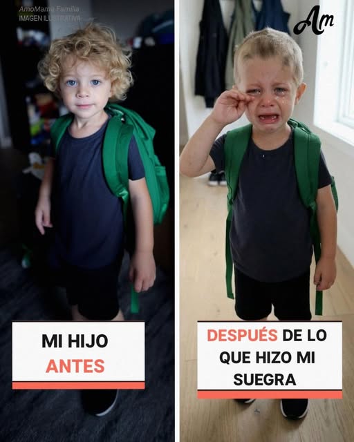 Mi suegra sacó a escondidas a mi hijo de 5 años del kínder para cortarle sus rizos dorados – Lo que mi esposo le entregó en la cena del domingo la dejó con la boca abierta