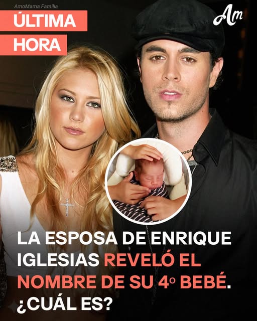 La pareja de Enrique Iglesias reveló el nombre de su cuarto hijo – Qué significa