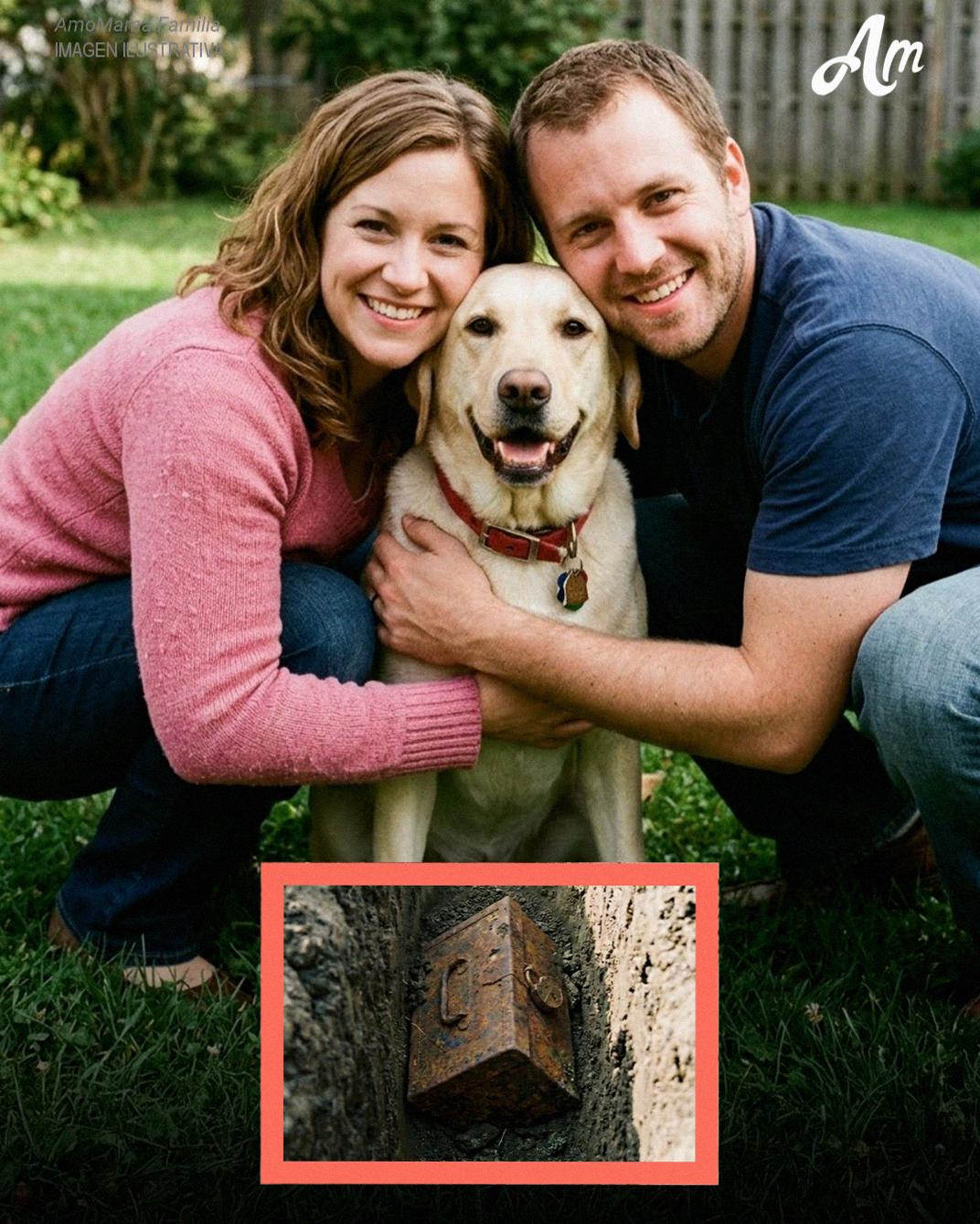 Me mudé a la casa de mi prometido, donde había vivido con su difunta esposa e hija – Entonces mi perro encontró un viejo baúl en el patio, y me estremecí cuando vi lo que había dentro