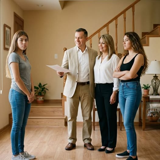 Transferí en silencio el millón que mis abuelos me dejaron para que nadie pudiera tocarlo. Una semana después, mis padres llegaron felices con una orden cruel: “Esta casa ya no es tuya”. Pero cuando volvieron con la mudanza, se quedaron helados frente a la mujer de la carpeta