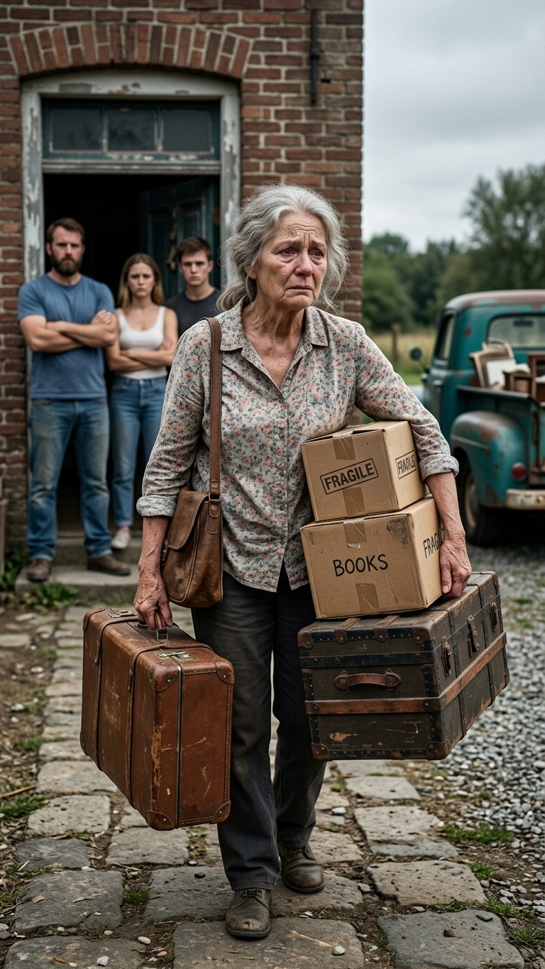 A SUA ÉPOCA ACABOU! A família expulsou esta idosa de 67 anos para construir um closet… O que ela descobriu na lama chocou o mundo inteiro!