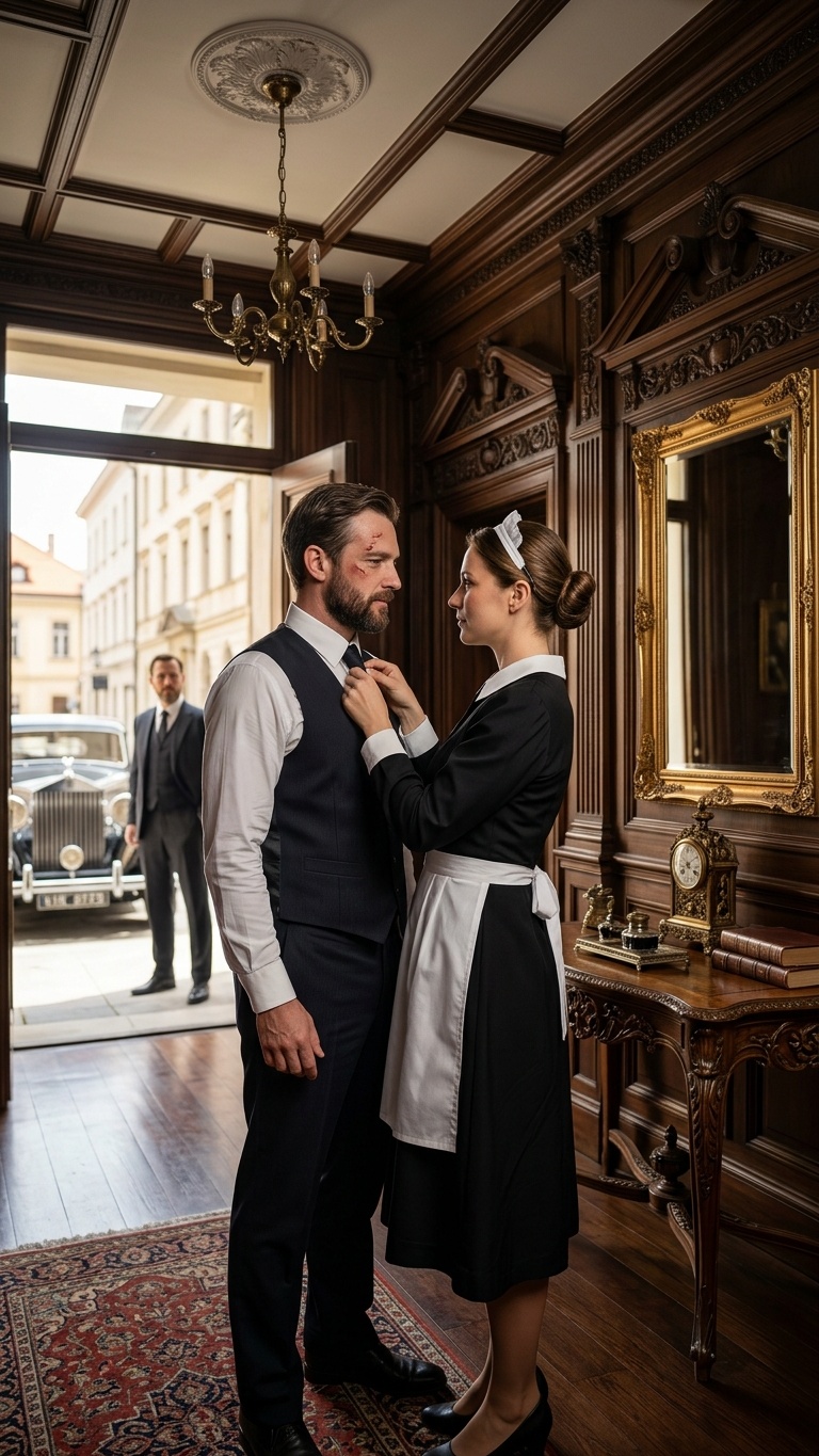 “TU CHOFER TIENE 1 ARMA, NO SUBAS”: La empleada ajustó la corbata del Patrón y desató 1 infierno familiar