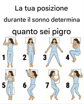 Come la posizione in cui dormi rivela se sei pigro