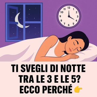 Ti svegli spesso di notte tra le 3 e le 5 del mattino? Significa che il tuo corpo…Altro…