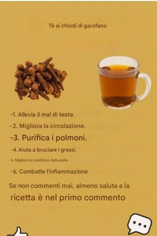 “Tè ai chiodi di garofano: benefici, ricette e precauzioni”
