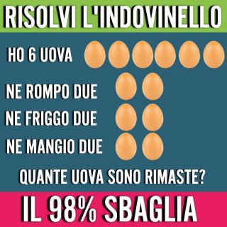 Indovinello che sembra semplice ma sbagliano tutti: la risposta corretta è…Altro…