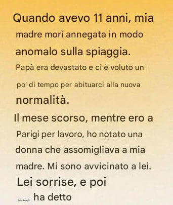 Avevo solo 11 anni quando mia madre morì, a Parigi scoprii la verità