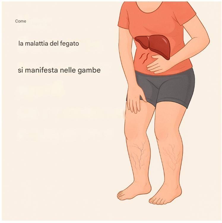 Le tue gambe urlano “AIUTO!”: 5 segnali d’allarme dal tuo fegato.