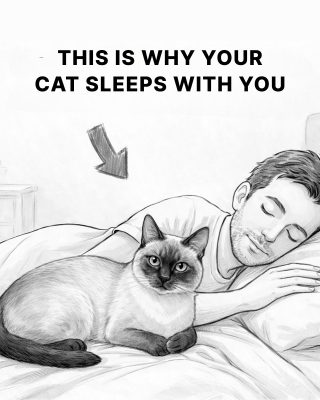 Se il tuo gatto dorme con te ogni notte, ecco cosa potrebbe significare.