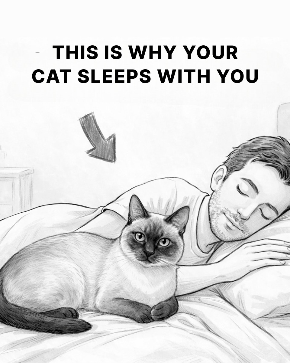 Se il tuo gatto dorme con te ogni notte, ecco cosa potrebbe significare.