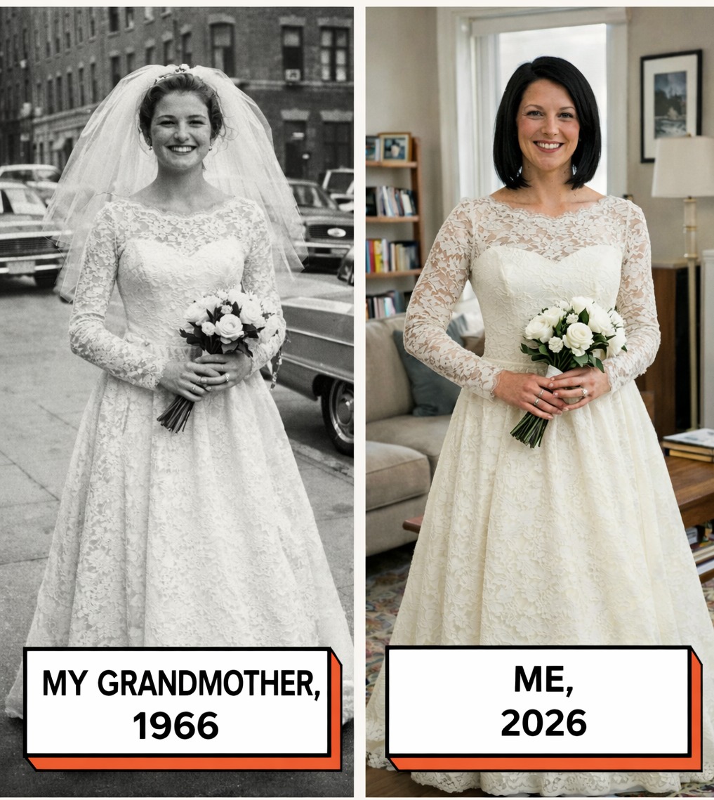 Ho deciso di indossare l’abito da sposa di mia nonna in suo onore – ma mentre lo modificavo, ho trovato un biglietto nascosto che rivelava la verità sui miei genitori