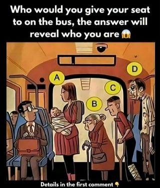 A chi daresti il tuo posto sull’autobus? La tua risposta rivela intuizioni sulla personalità
