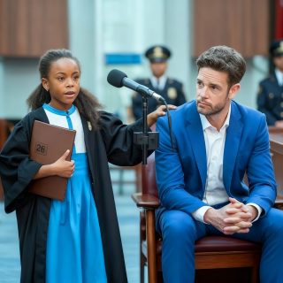 ¡PUEDO DEFENDERLO! — dijo la pobre niña de 8 años después de que el abogado abandonara al joven millonario.