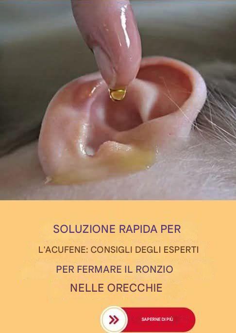 Metti due gocce nell’orecchio e sentirai di nuovo come prima. Ripristina il tuo udito.