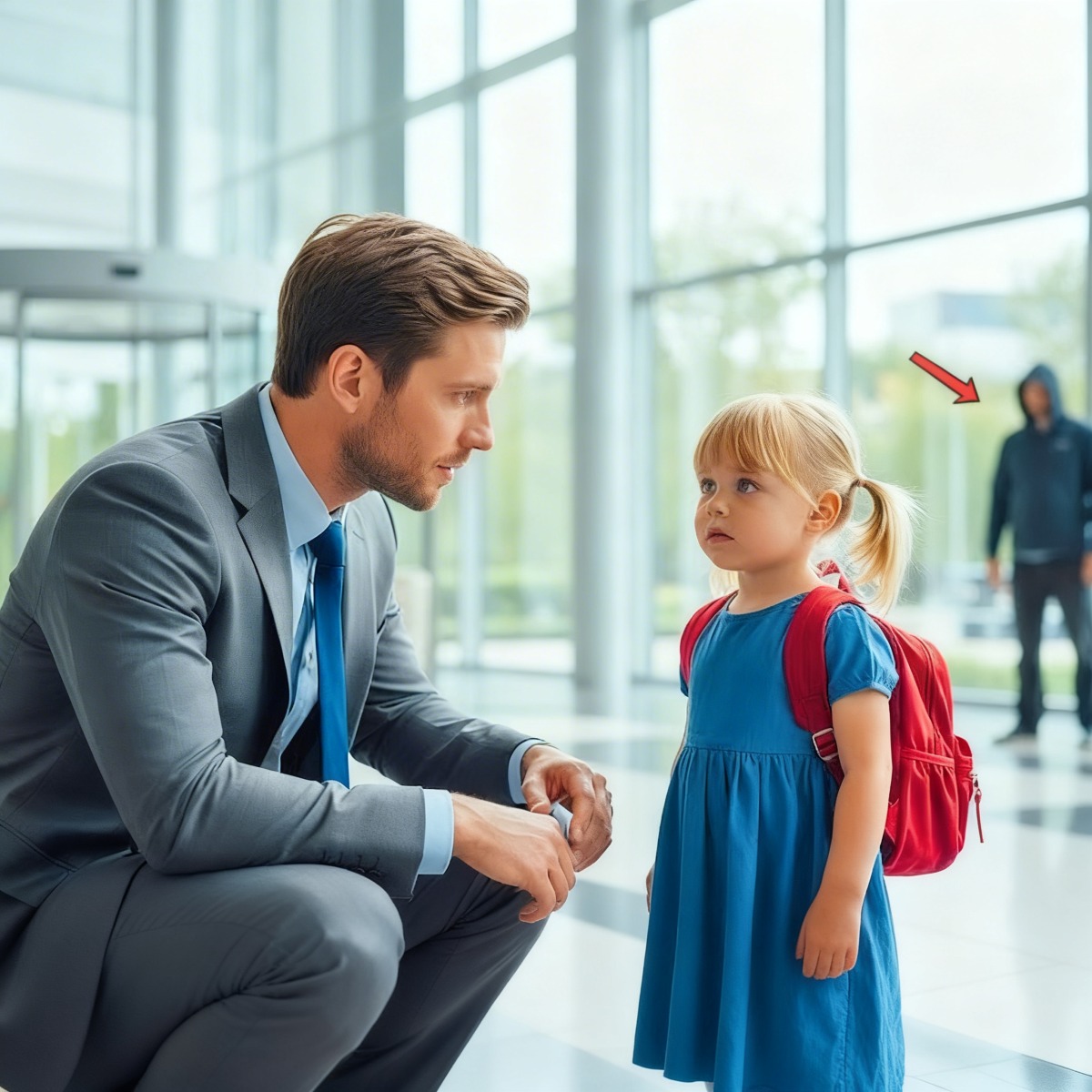 ¿PUEDO QUEDARME? ÉL ME SIGUE” EL MILLONARIO DUDÓ Y… HASTA QUE UNA SOMBRA APARECIÓ TRAS EL CRISTAL.