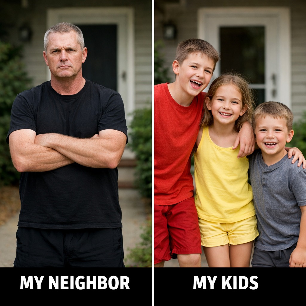 Mi vecino, el Sr. Henderson, gritó a mis hijos durante 10 años: cuando murió, su hija apareció con una caja que me dejó temblar.