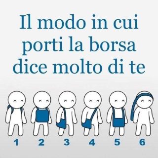 Il modo in cui porti la borsa dice molto di te. Scegli il tuo