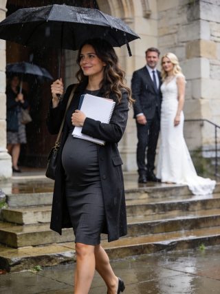 Se presentó a firmar los papeles del divorcio con ocho meses de embarazo… luego vio a su marido casarse con su amante ese mismo día, sonriendo como si lo hubiera perdido todo… Lo que él no sabía era que ella se marchaba con un secreto que destruiría todo lo que creía haber ganado.