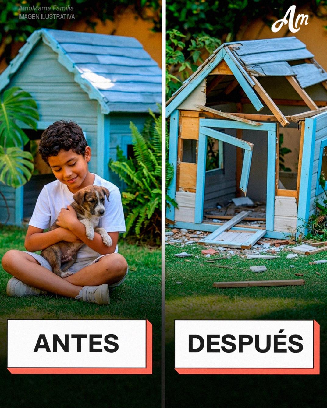 Nuestra vecina destrozó la casita del cachorro de mi hijo – El karma fue más rápido que yo