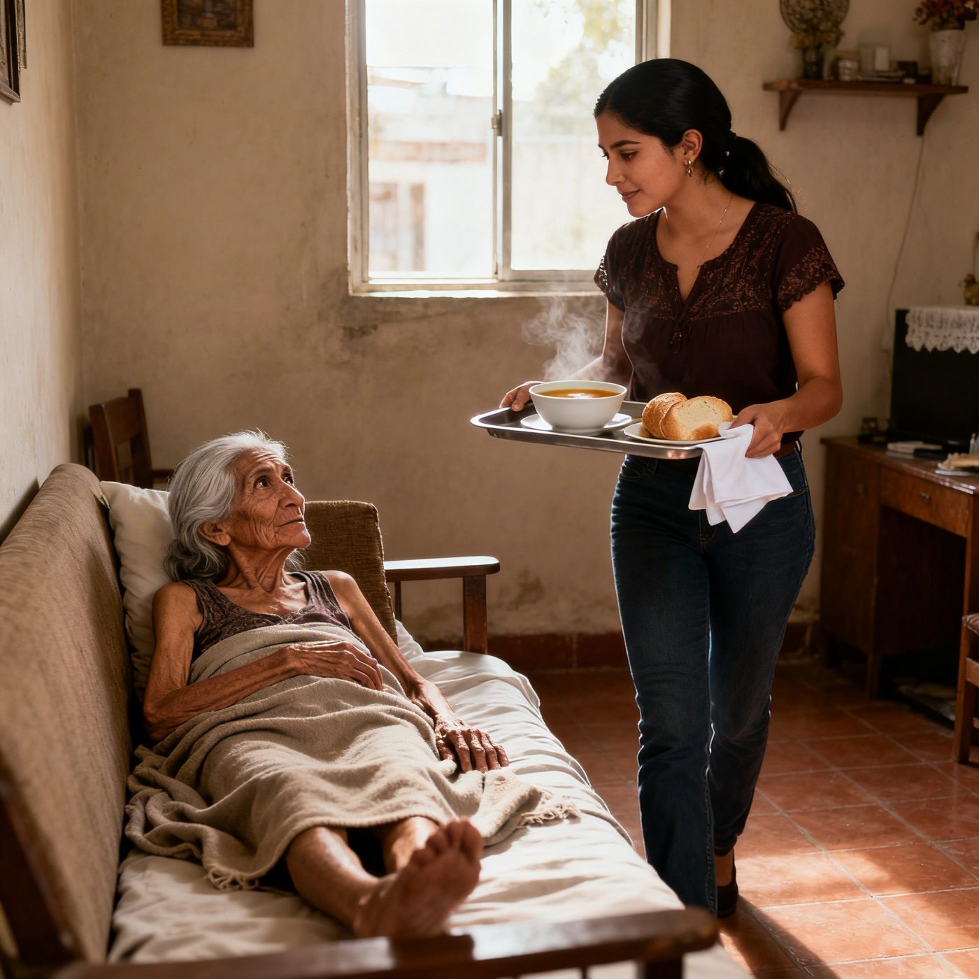 Durante dos años, llevé comida a mi vecina anciana —pero cuando finalmente entré en su apartamento tras su muerte, lo que encontré en la cama me hizo llorar.