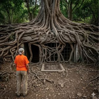 TRAS 20 AÑOS EN PRISIÓN, UNA ANCIANA SIN TENER A DONDE IR ENCUENTRA UNA CASA ENTERRADA Y UN SECRETO.
