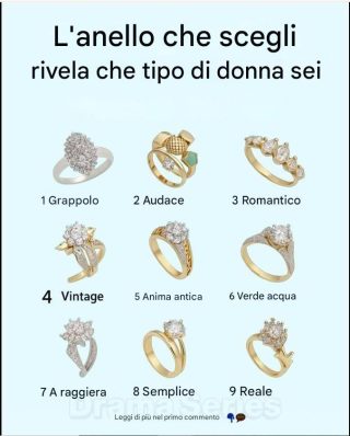 L’anello che scegli rivela la donna che sei