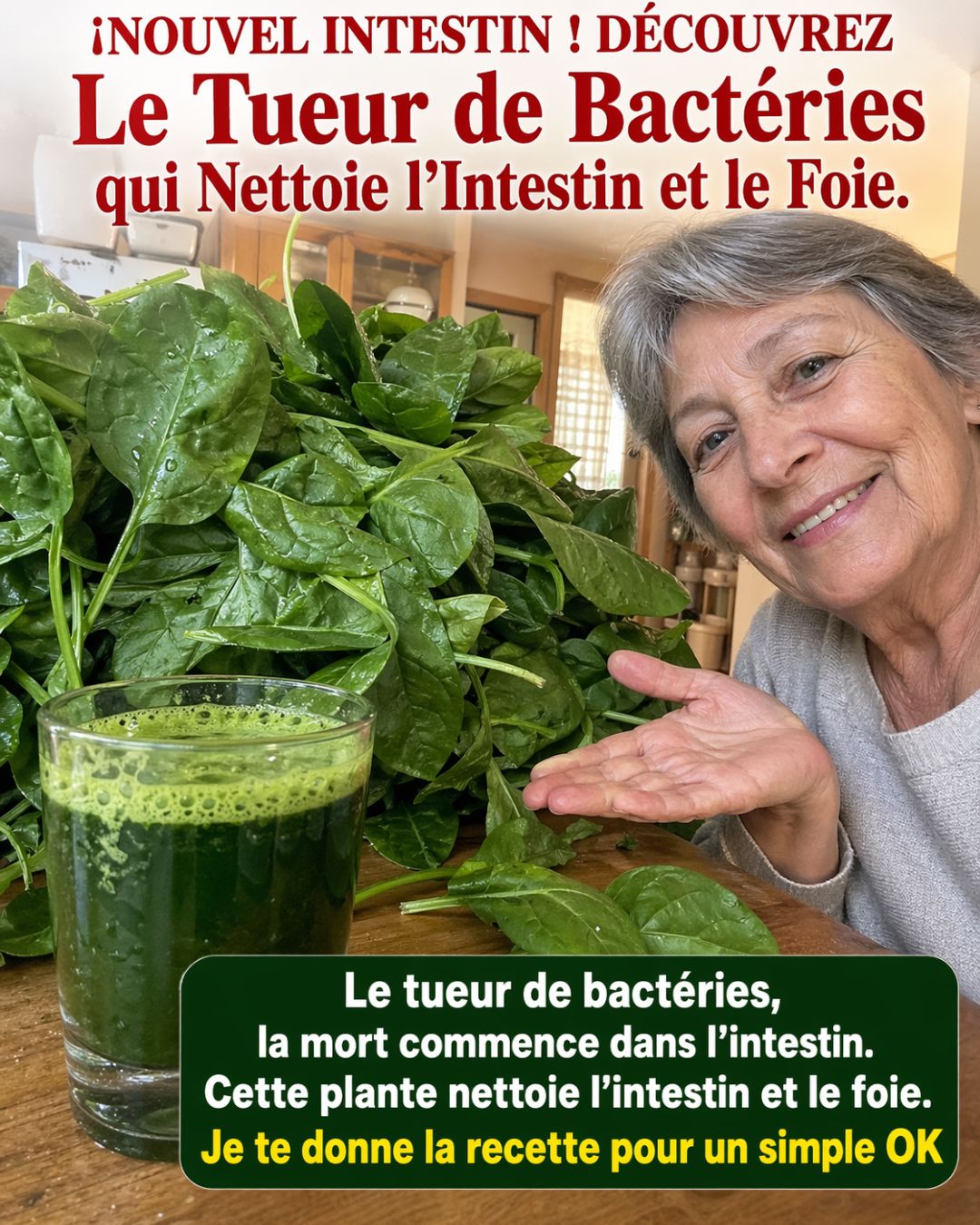 On dit souvent que la santé commence dans l’intestin… et lorsqu’il est sain, c’est tout votre corps qui vous remercie ! 🌿 Cette plante est réputée pour ses vertus naturelles qui soutiennent la digestion, équilibrent la flore intestinale et favorisent la détoxification du foie. Si vous voulez la recette complète, laissez-moi simplement un OK en commentaire et je la partagerai avec vous.