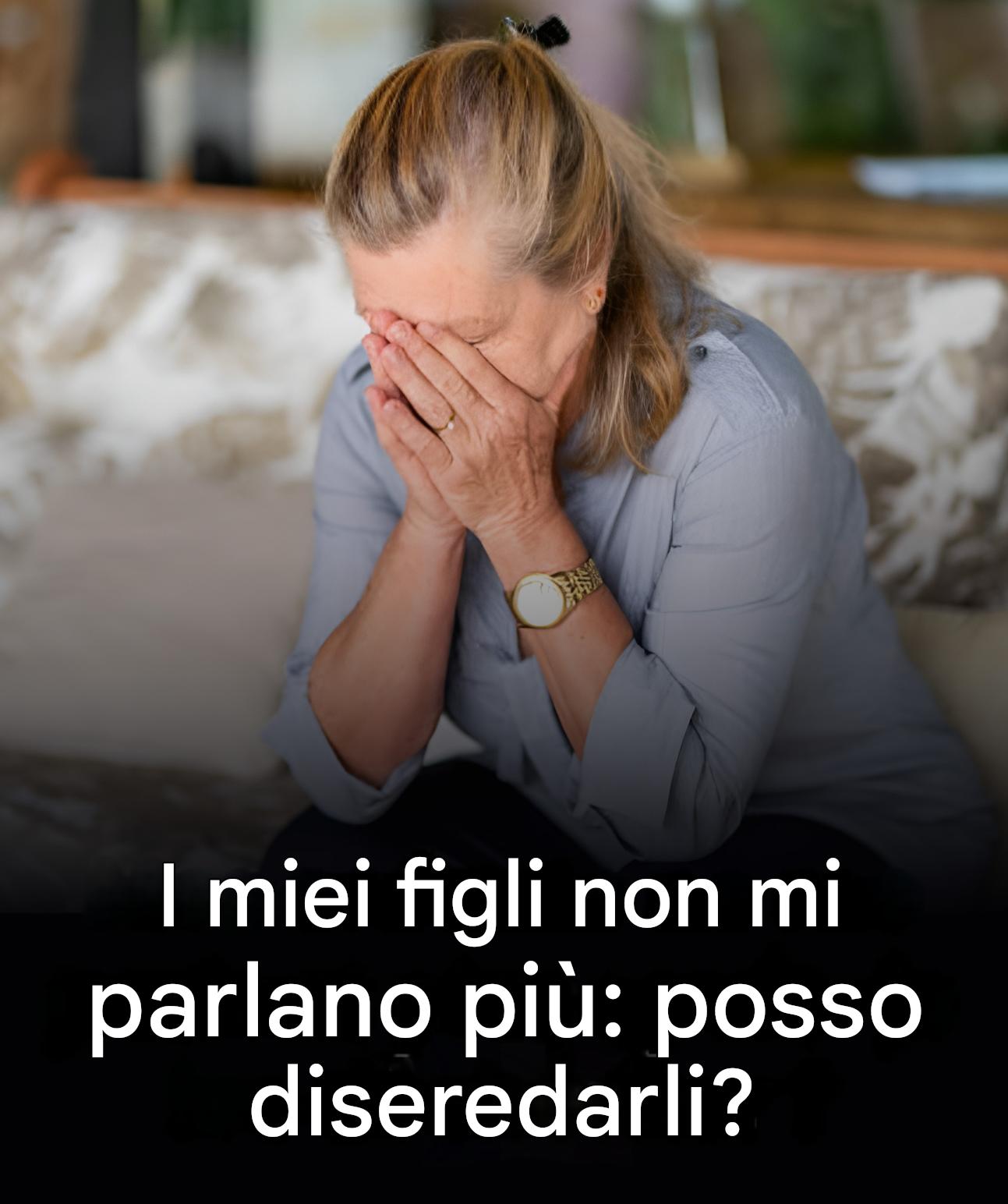 I miei figli non mi parlano più: ho il diritto di diseredarli?